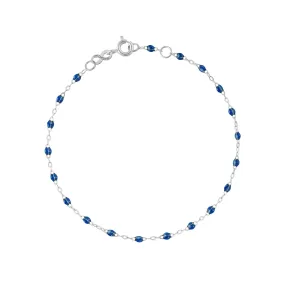 Classic Gigi Sapphire bracelet, White Gold, 6.7