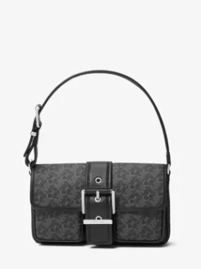 Colby Medium Empire Signature Logo Shoulder Bag