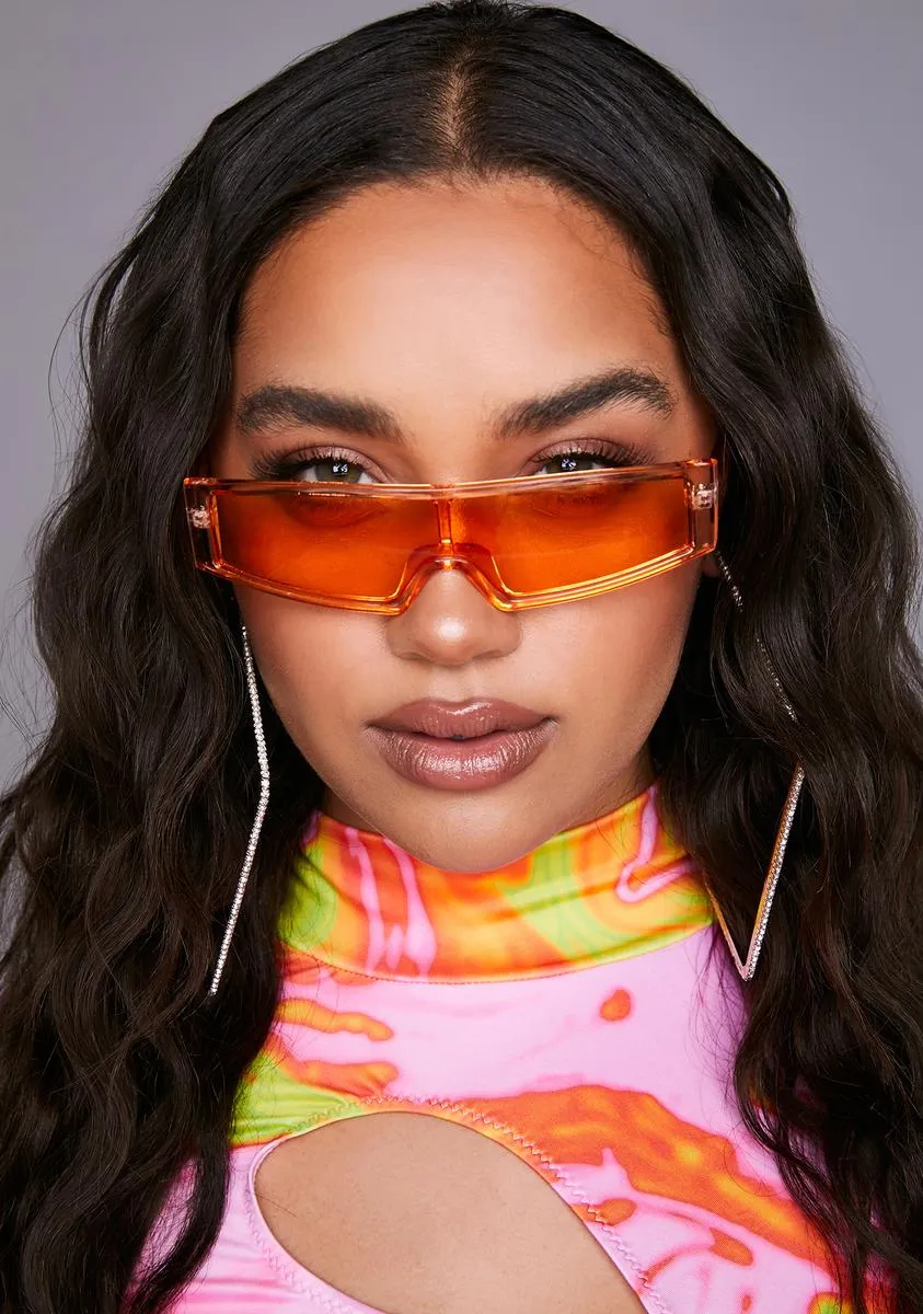 Come On Thru Shield Sunglasses-