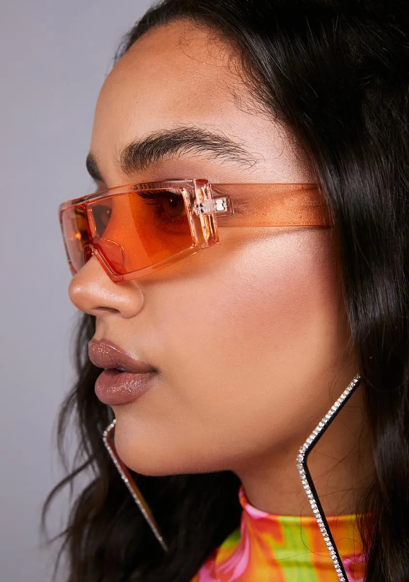 Come On Thru Shield Sunglasses-