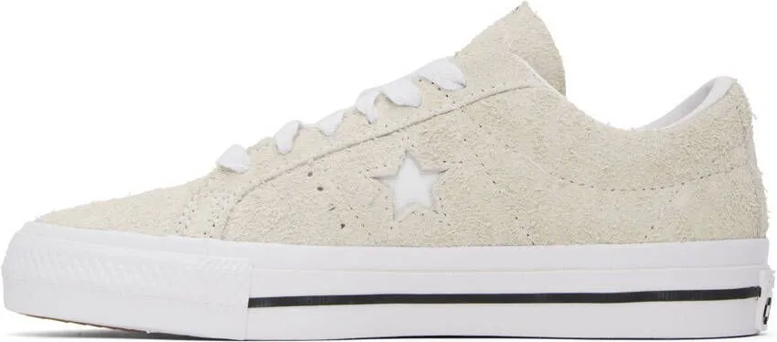 Converse Beige One Star Pro Vintage Sneakers