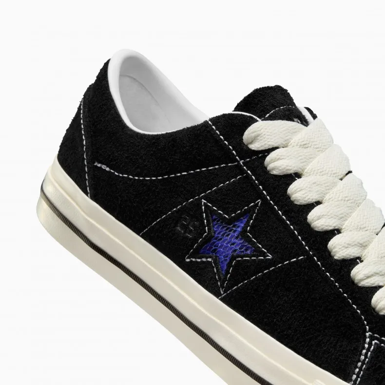 Converse Cons x Quartersnacks One Star Pro Ox (Black/Egret/Hyper Blue)