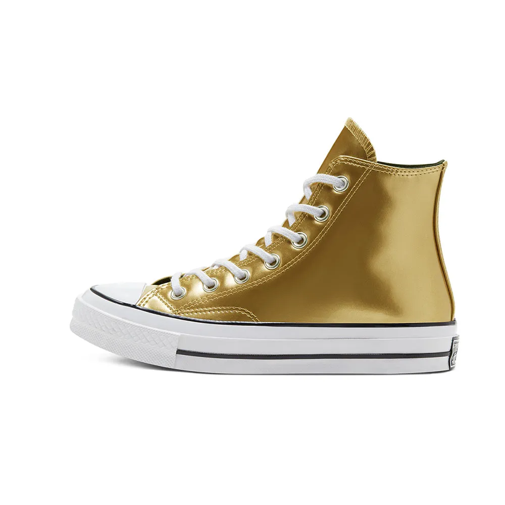 Converse Industrial Glam Chuck 70 High Top Women – Gold/Black /Egret 568797C