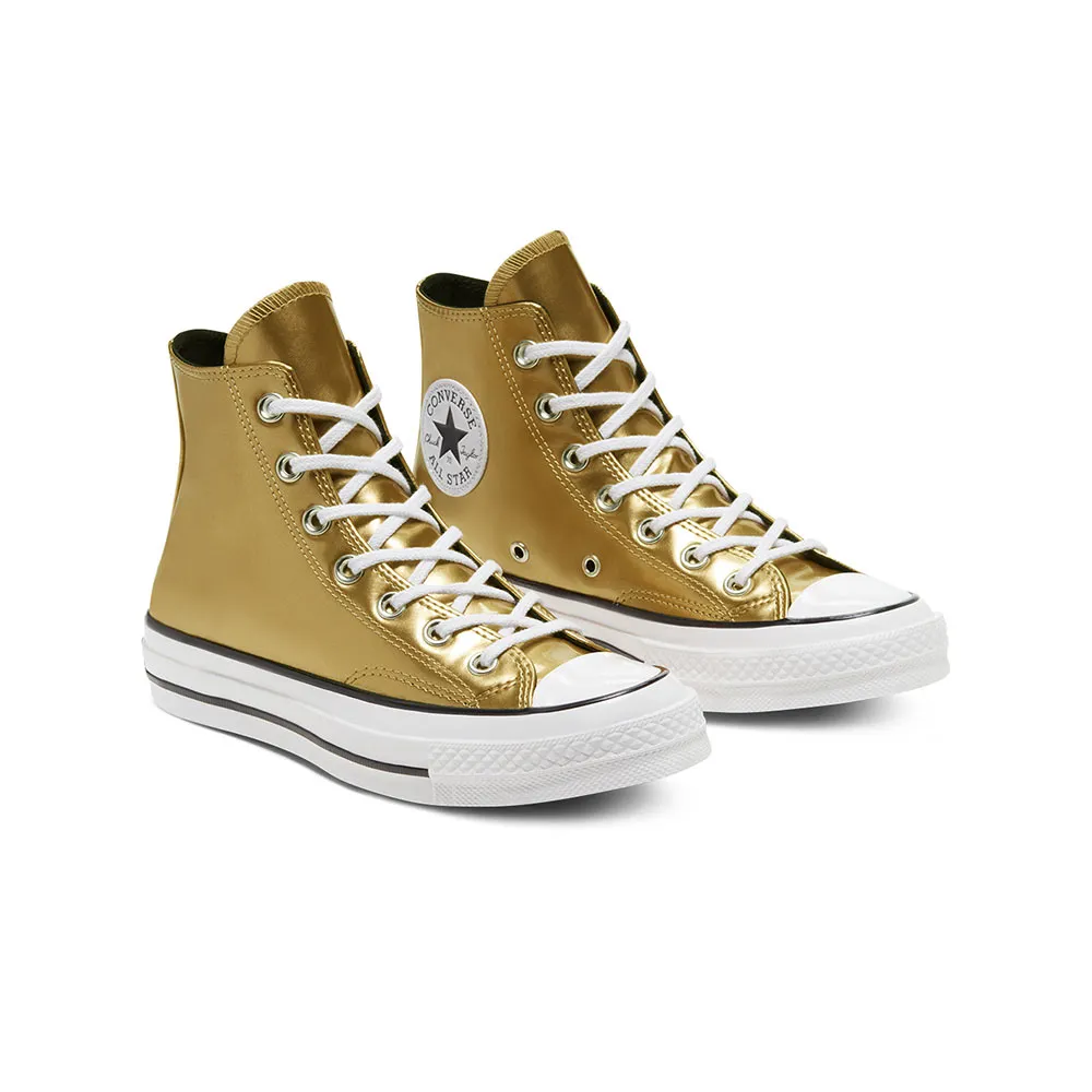 Converse Industrial Glam Chuck 70 High Top Women – Gold/Black /Egret 568797C