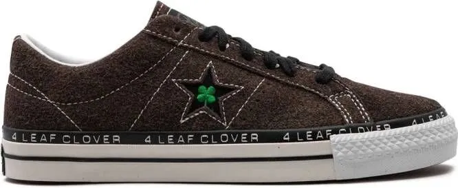 Converse low-top suede sneakers Brown