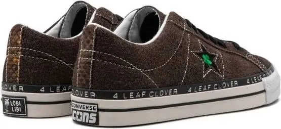 Converse low-top suede sneakers Brown