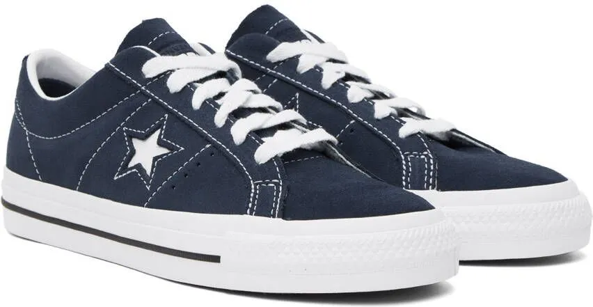 Converse Navy One Star Pro Sneakers