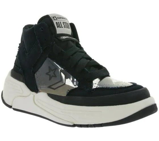 Converse x Joshua Vides Baskets Weapon CX Hi avec superpositions transparentes Noir