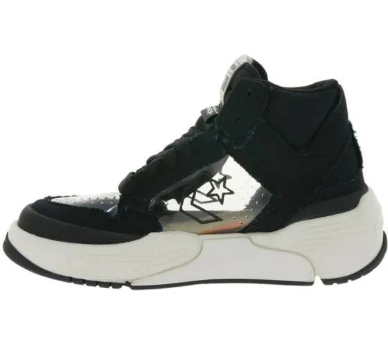 Converse x Joshua Vides Baskets Weapon CX Hi avec superpositions transparentes Noir