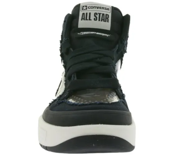 Converse x Joshua Vides Baskets Weapon CX Hi avec superpositions transparentes Noir