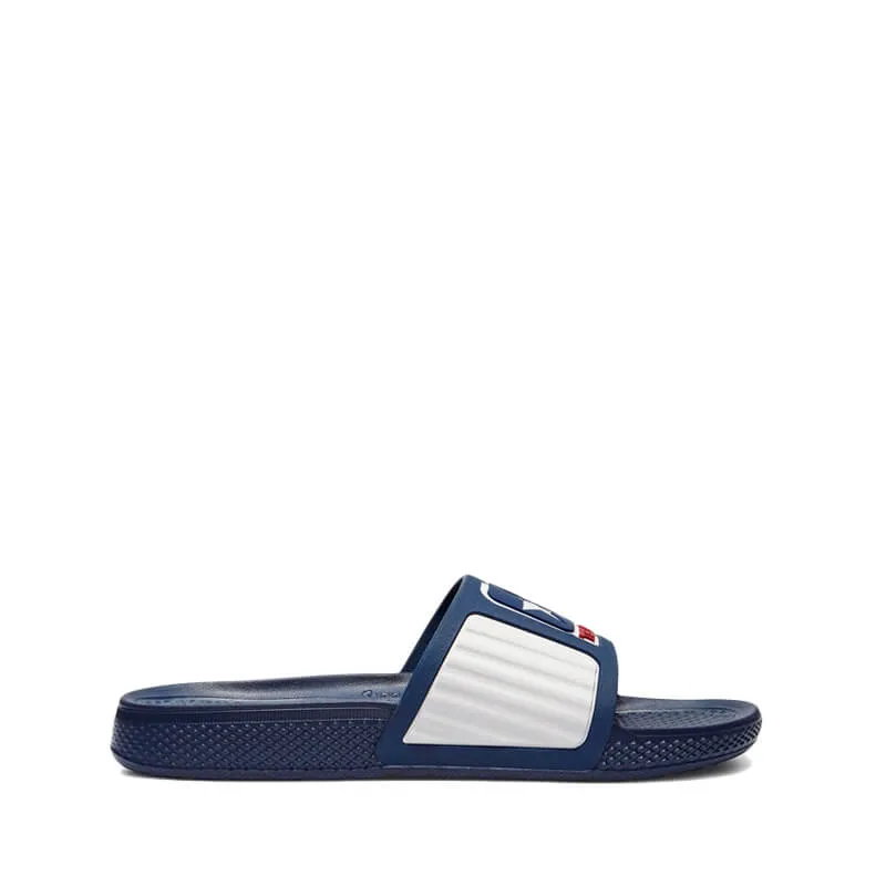 CONVERSE x TELFAR All Star Slide - Navy Peony / White