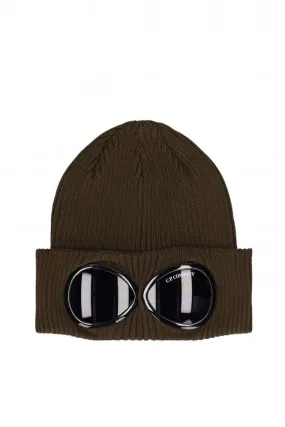 Cotton Goggle Beanie Green 