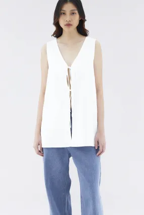 Darelyn Front Tie Longline Vest