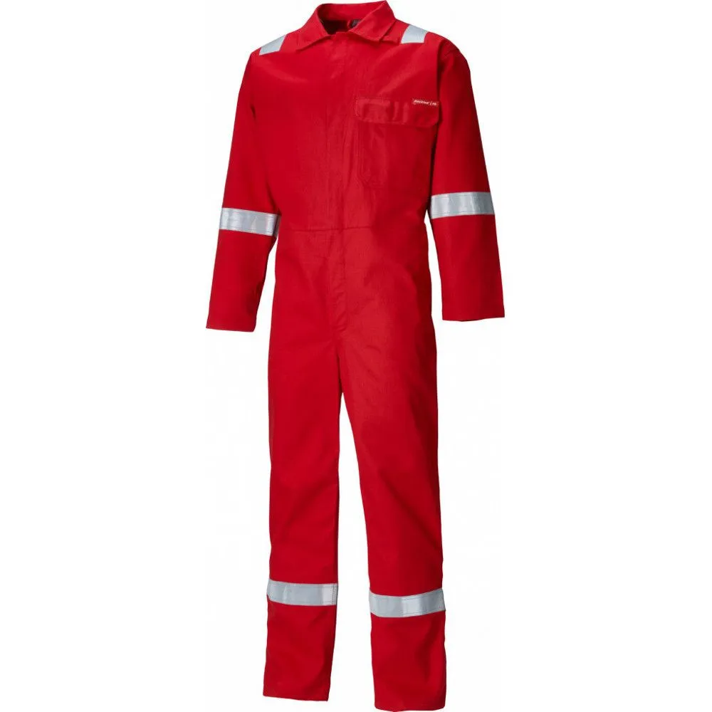 Dickies Mens Everyday Cotton Flame Retardant Taped Workwear Coverall