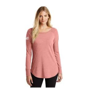 District  Women’s Perfect Tri  Long Sleeve Tunic Tee