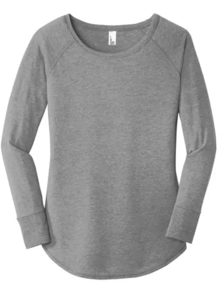 District  Women’s Perfect Tri  Long Sleeve Tunic Tee