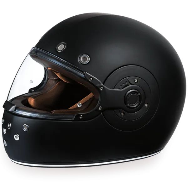 D.O.T Motorcycle Retro Full Face Helmet