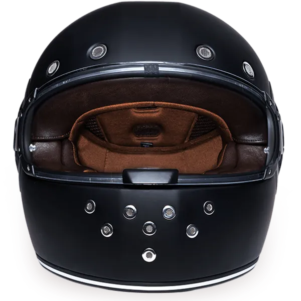 D.O.T Motorcycle Retro Full Face Helmet