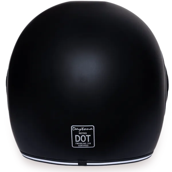 D.O.T Motorcycle Retro Full Face Helmet