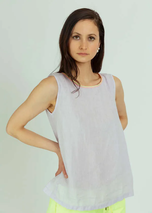 Dr. Bloom Sleeveless Top - Lilac