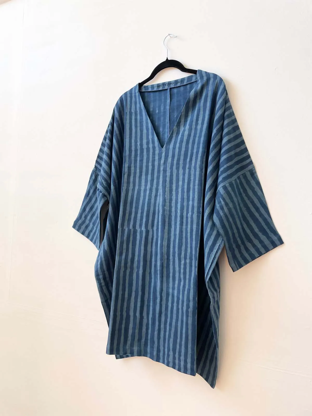 Dress / Tunic - Indigo Dark Stripe