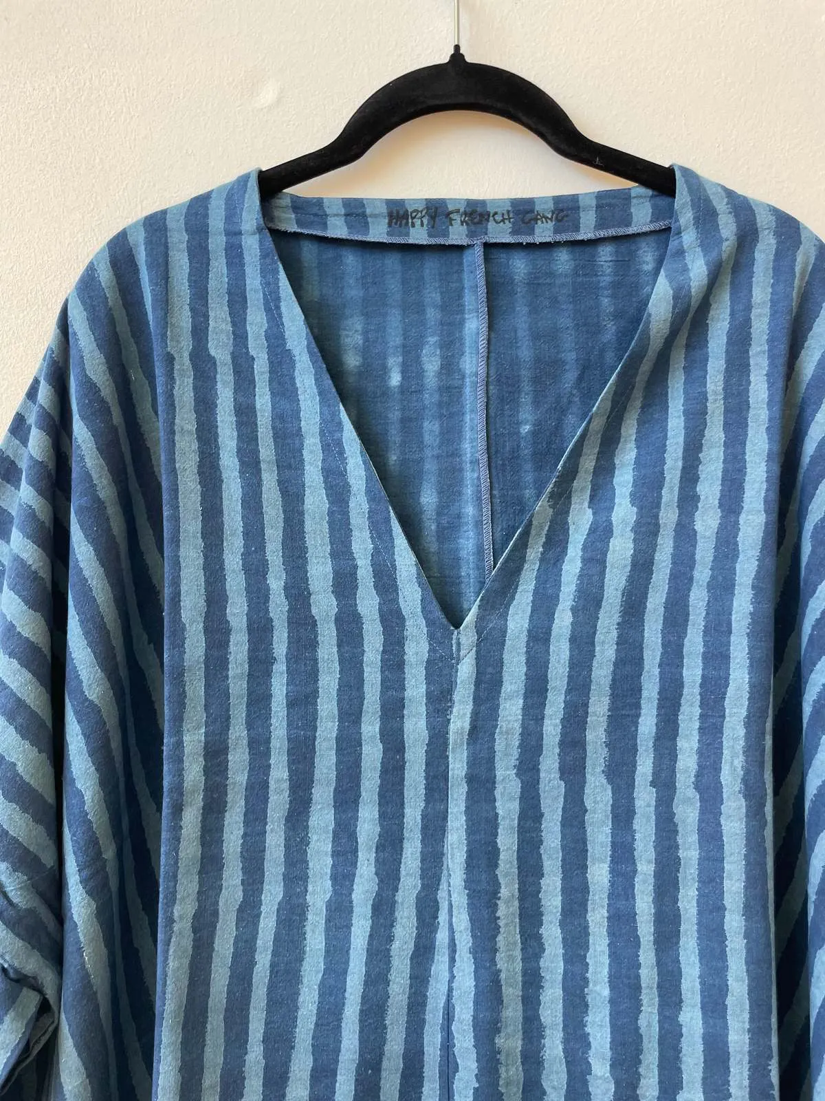 Dress / Tunic - Indigo Dark Stripe