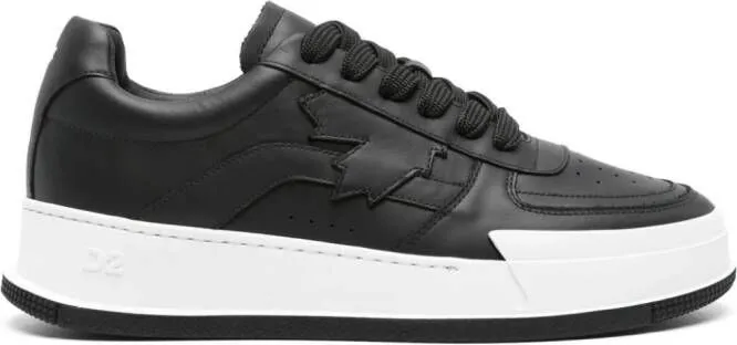 DSQUARED2 Canadian leather sneakers Black