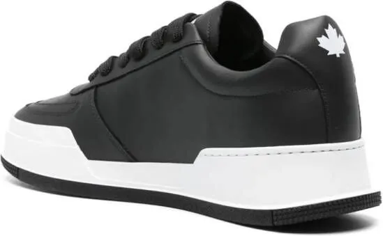 DSQUARED2 Canadian leather sneakers Black