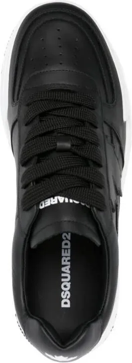 DSQUARED2 Canadian leather sneakers Black