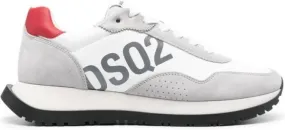 DSQUARED2 Running leather sneakers White