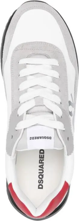 DSQUARED2 Running leather sneakers White