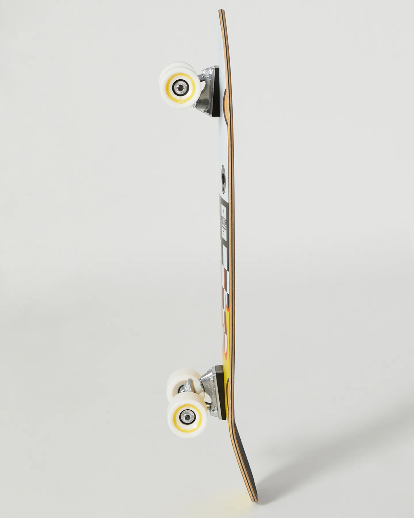 Dusters Flames 31 Inch Cruiser Skateboard - Yellow White | SurfStitch