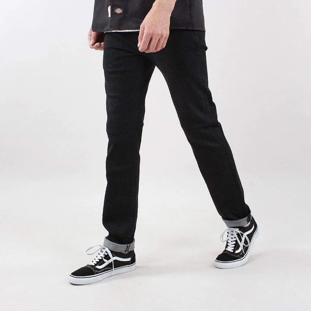 Edwin ED-80 CS Slim Tapered Fit Ayano Black Denim 12.25oz Denim Jeans