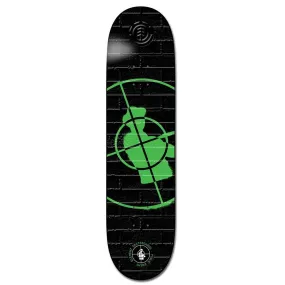 Element 8.25 Public Enemy Stencil Skateboard Deck