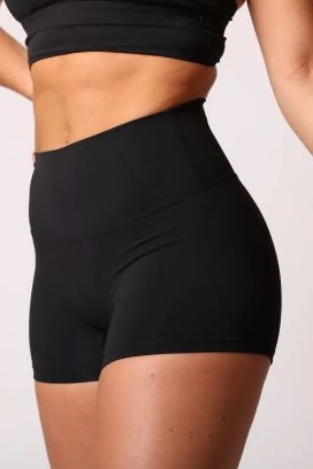 Eros Black Shorts