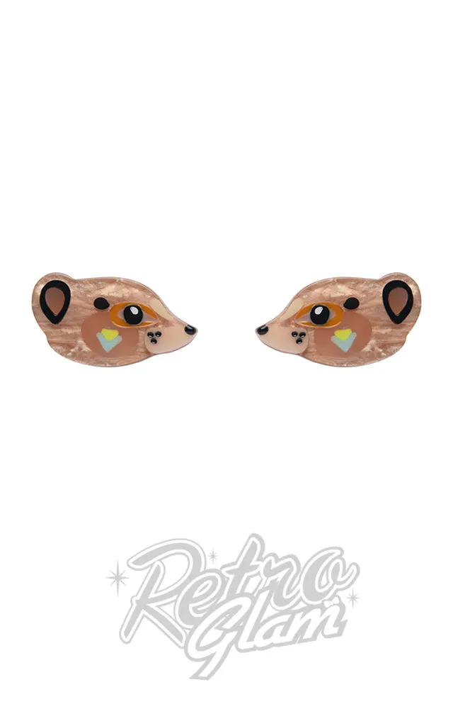 Erstwilder X Pete Cromer Masterful Meerkat Stud Earrings