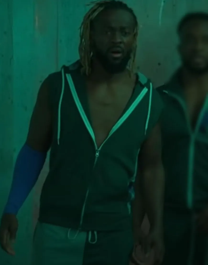 Escape The Undertaker 2021 Kofi Kingston Vest | Ujackets.com - 25%OFF