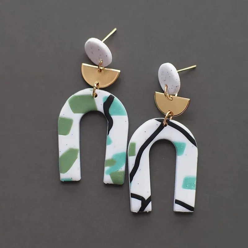 Estelle Polymer Clay Earrings - 7 Styles