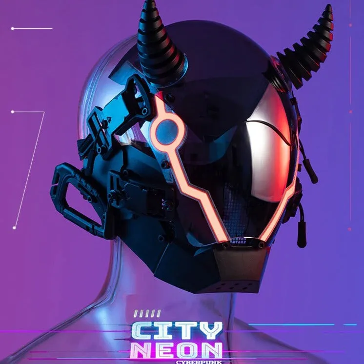 Evil Cyberpunk Helmet