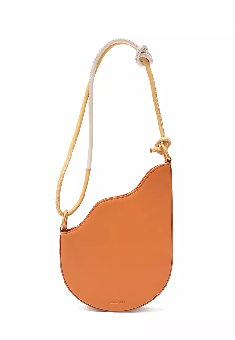 FEMANCE Femance - Calla Burnt Orange Shoulder Bag