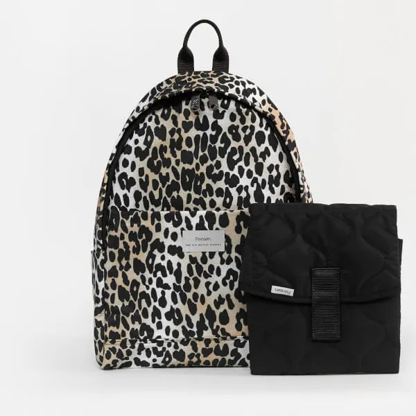 Finnson Inge Eco Changing Backpack - Leopard