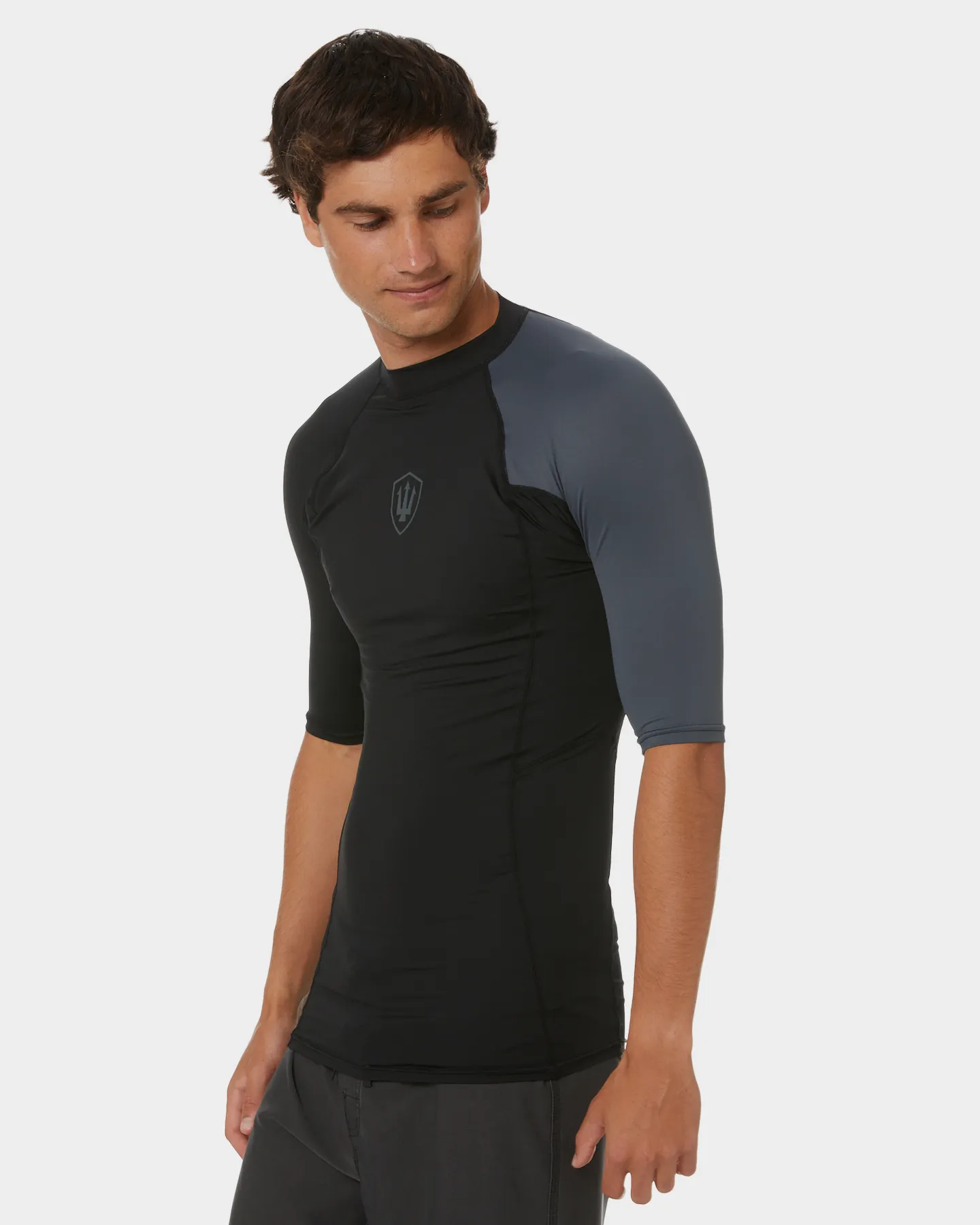 Fk Surf Performance X Ss Rash Vest - Black Charcoal | SurfStitch