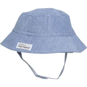 Flap Happy UPF 50+ Bucket Hat, Chambray