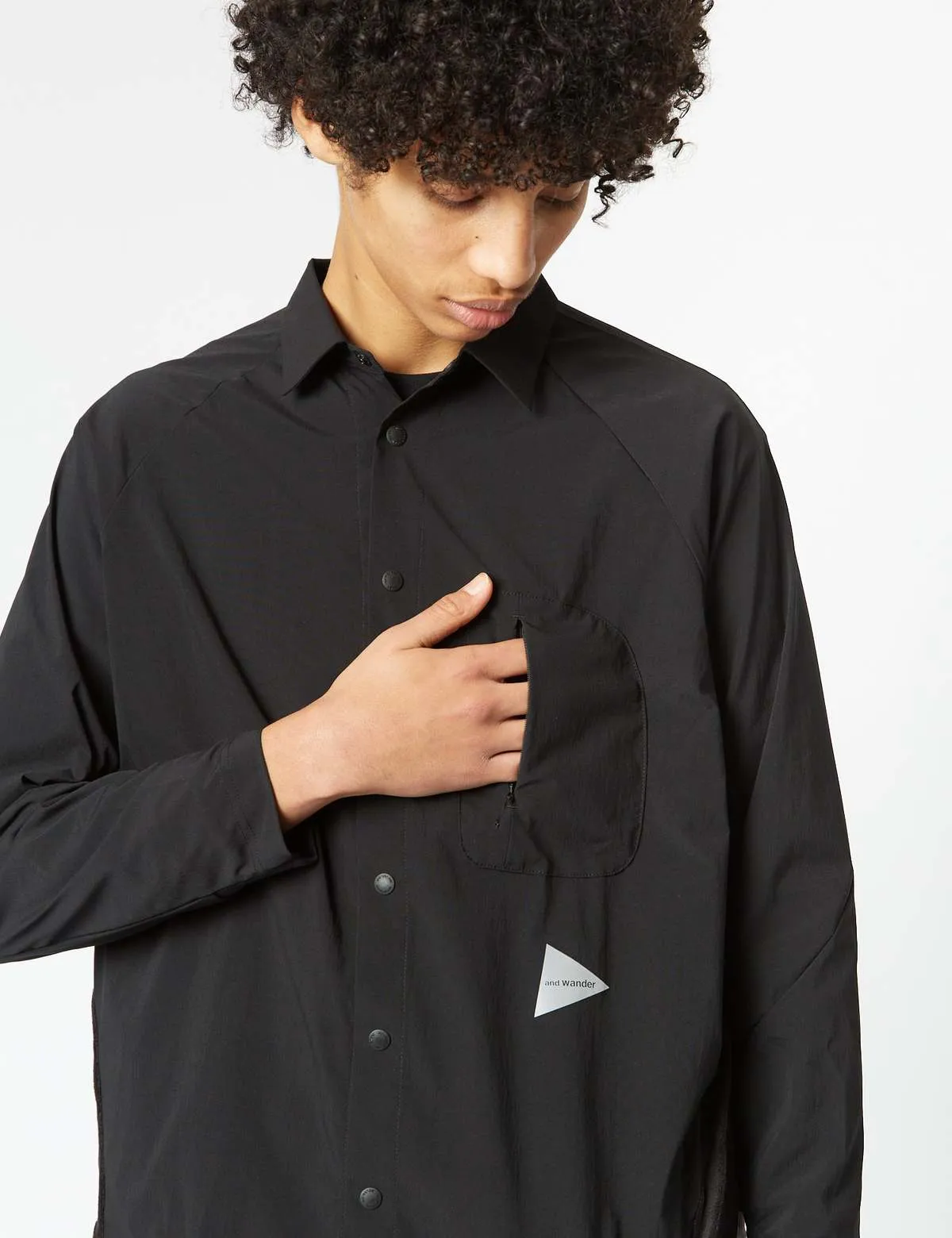 Fleece Base Long Sleeve Shirt - Black