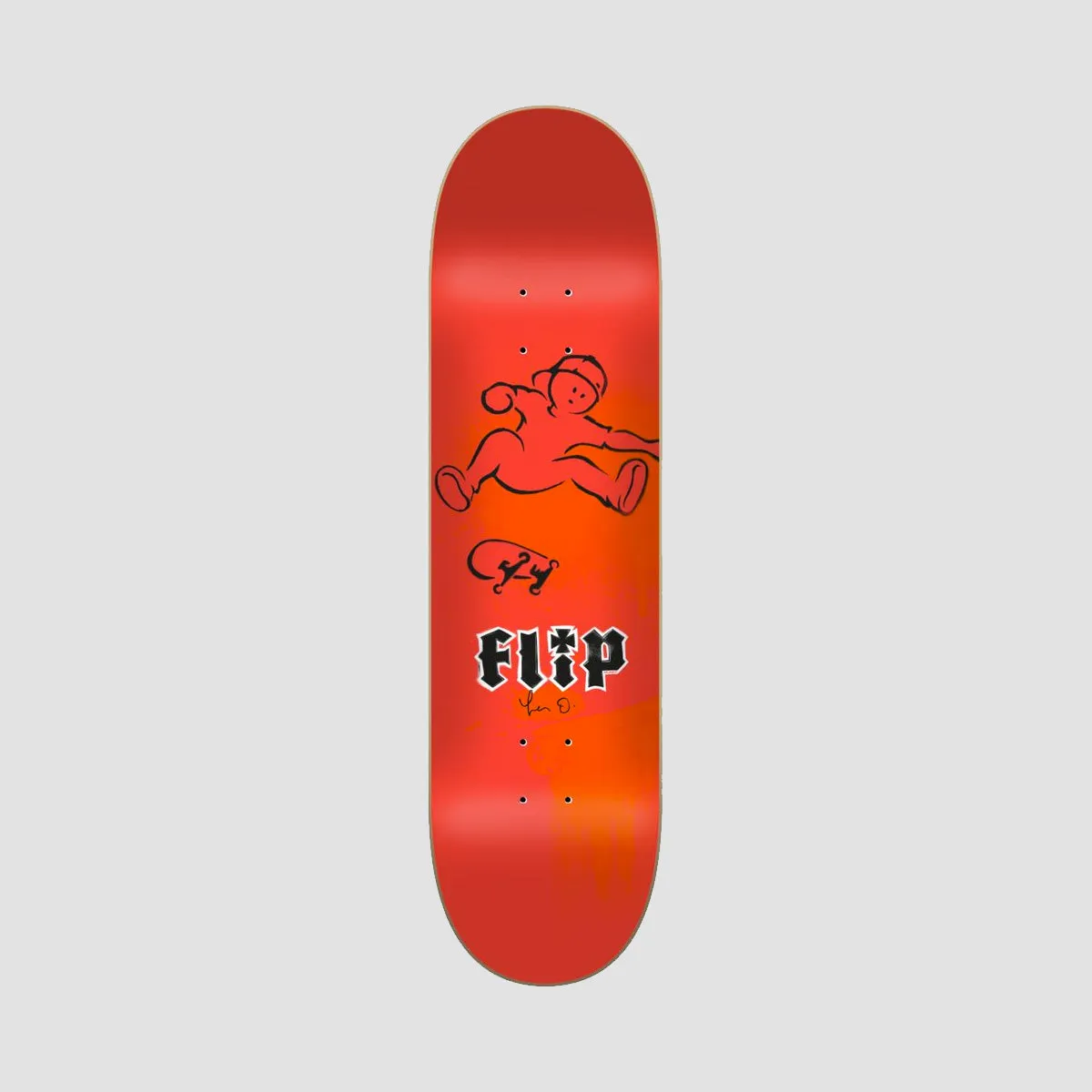 Flip Oliveira Doughboy Skateboard Deck - 8.13"