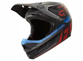 Fox Racing Rampage Pro Carbon Full Face Helmet - Seca - Black-Gray-Red