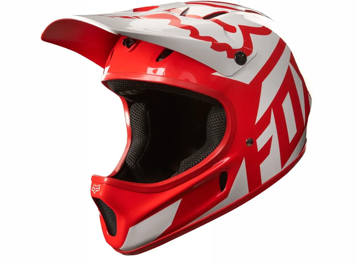 Fox Racing Rampage Race Full Face Helmet - Red-White