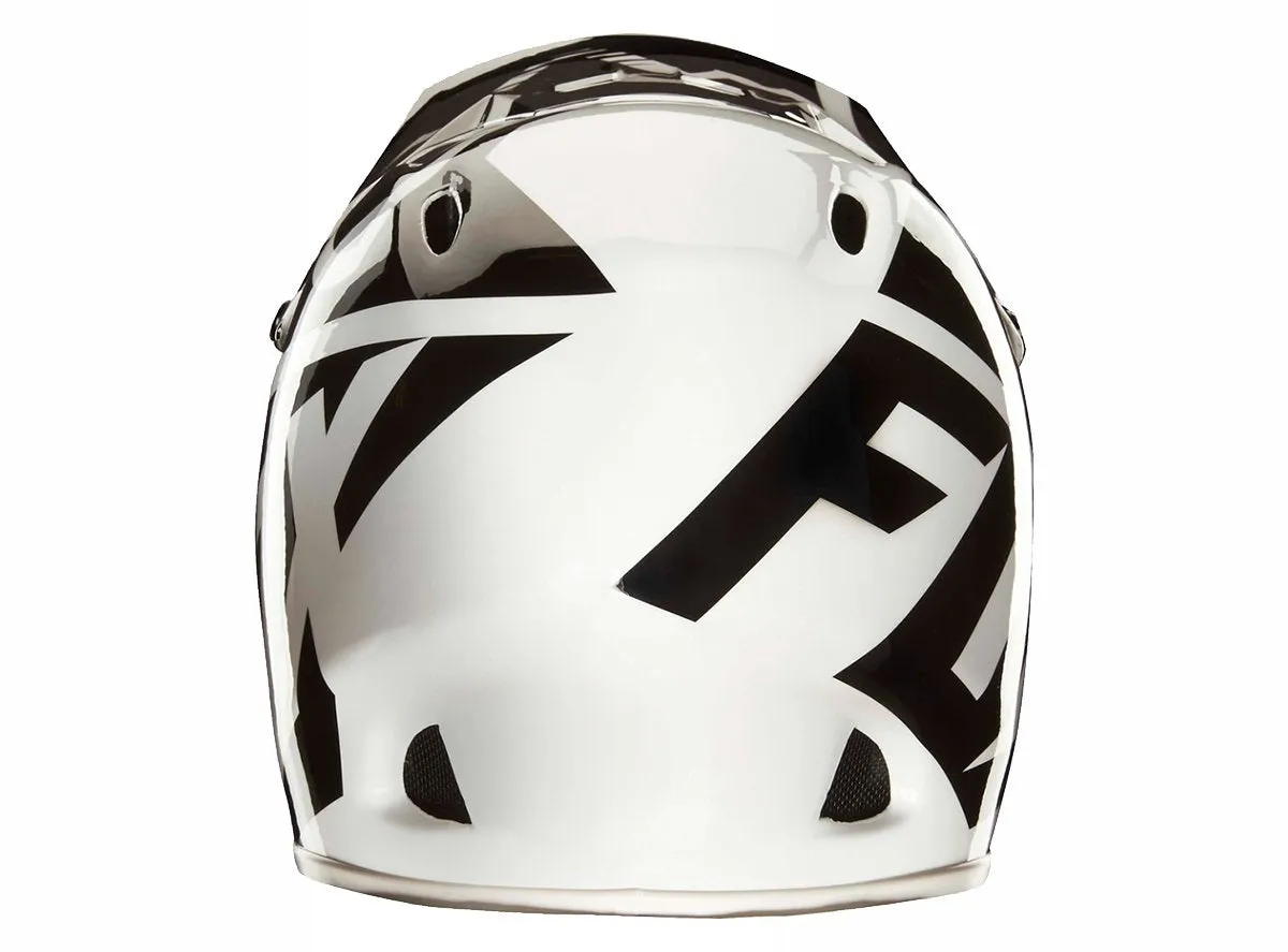 Fox Racing Rampage Race Full Face Helmet - White-Black