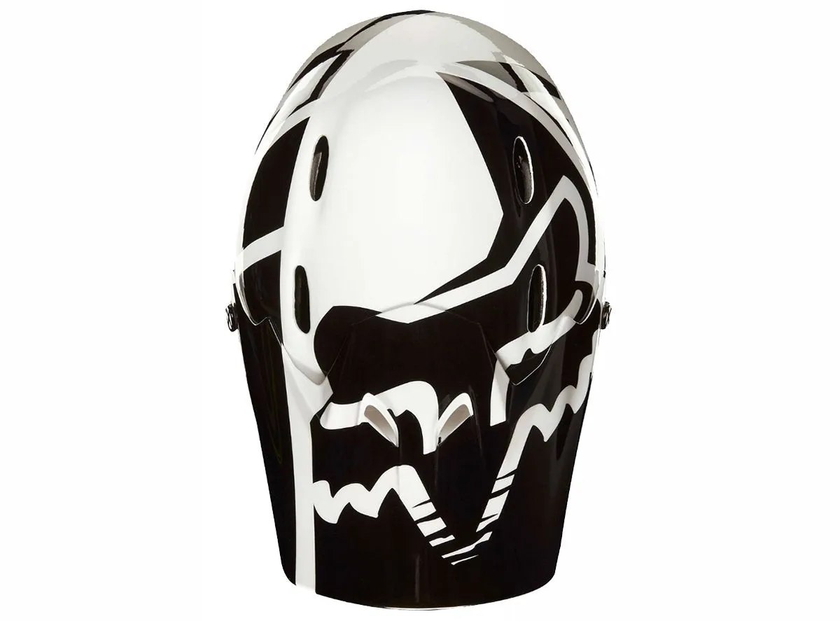 Fox Racing Rampage Race Full Face Helmet - White-Black