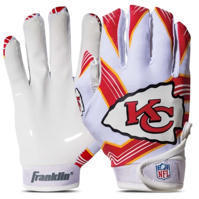 Franklin NFL Kansas City Chiefs Youth Football Receiver Gloves